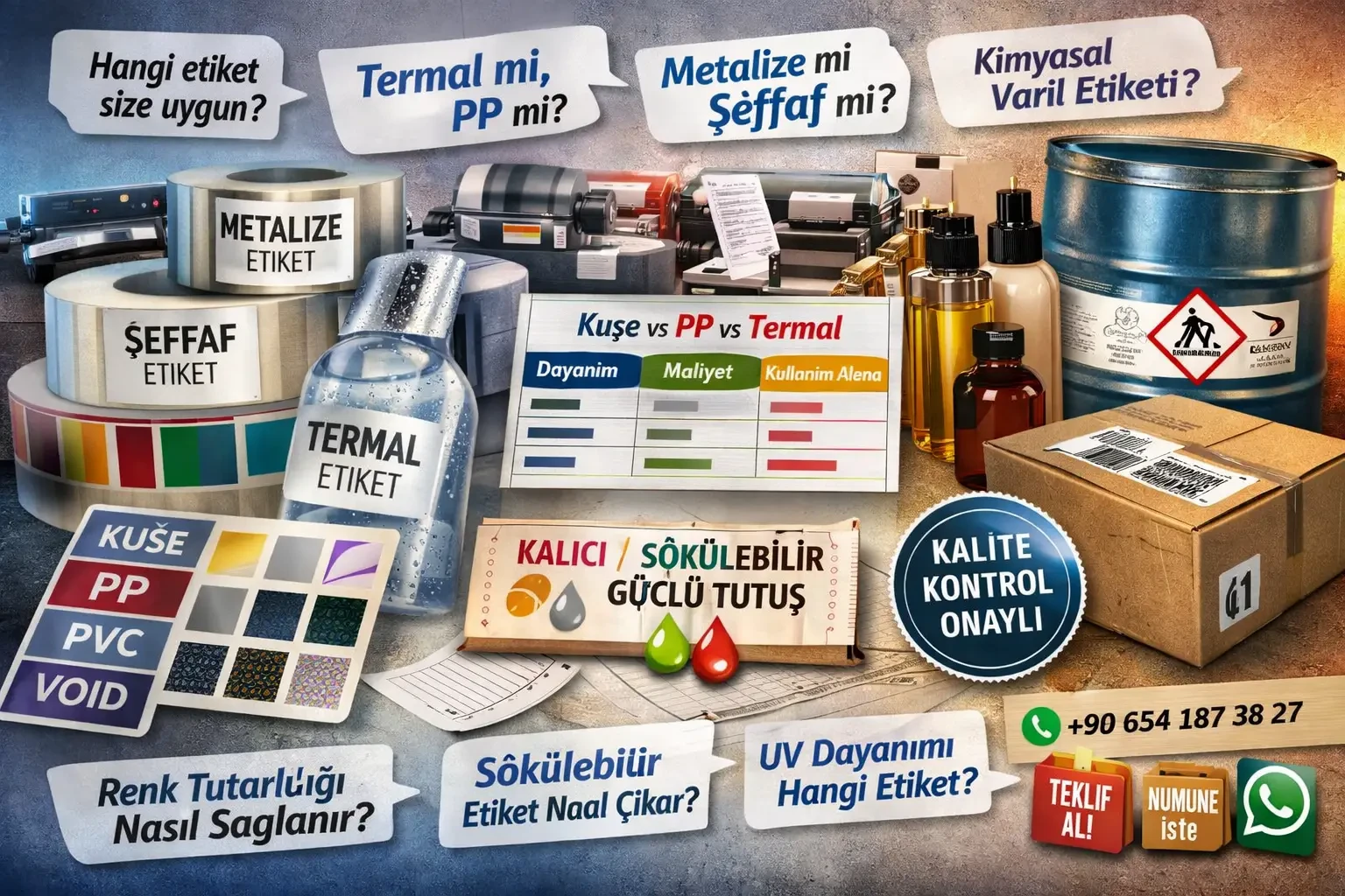 Etiket Üreticisi Seçerken Nelere Dikkat Edilmeli?